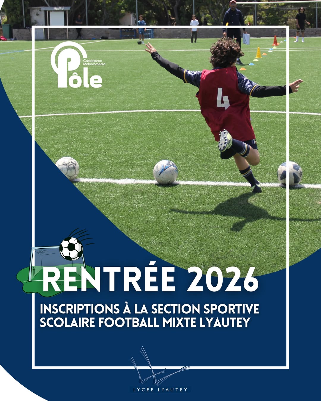 Inscriptions au la SSS MIXTE FOOTBALL Lyautey 2026-2027
